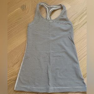 Lululemon striped racerback tank top